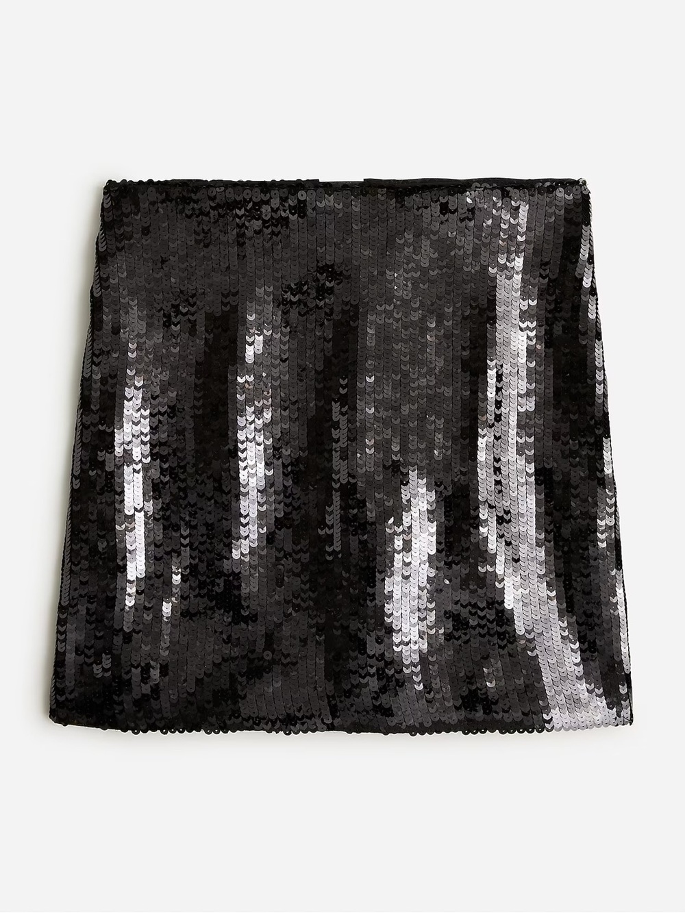 J. Crew Black Sequin Mini Skirt